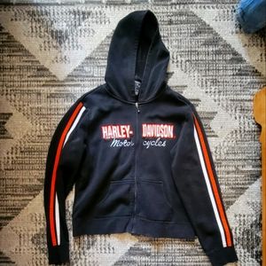 Harley Davidson zip up hoodie